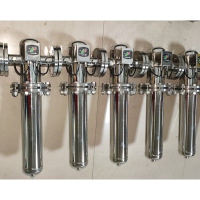 ​不锈钢滤芯式气体过滤器 压缩空气氮气过滤器 304不锈钢过滤器 空压机过滤器图1