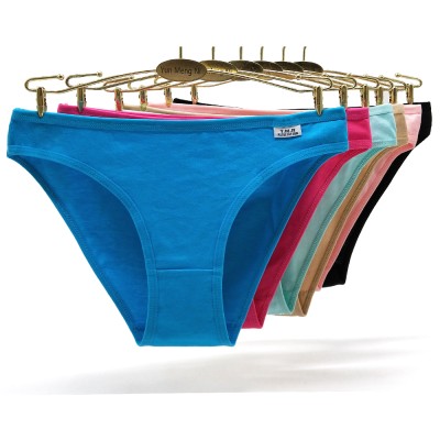 跨境电商女士内裤ebay亚马逊外贸货源棉女式三角裤纯色女短裤批发图5