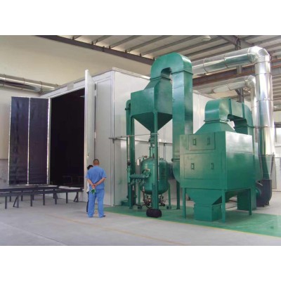 刮板式喷砂房技术参数详解图1