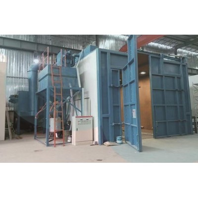 刮板式喷砂房技术参数详解图2