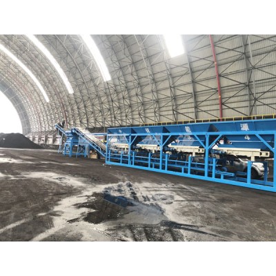 固定式配煤机 搭配智能混配系统 多料仓可选 时产量大 掺配均匀图1