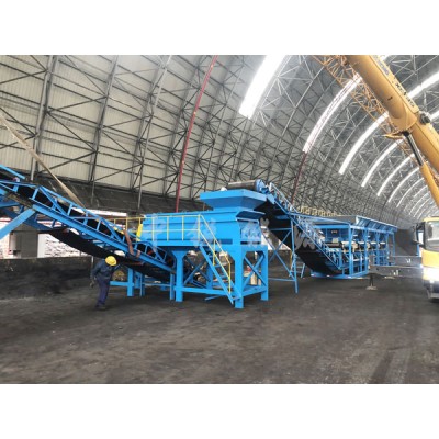 固定式配煤机 搭配智能混配系统 多料仓可选 时产量大 掺配均匀图2